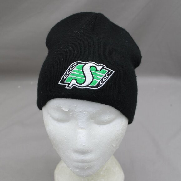 American Needle Other - Saskatchewan Roughriders Toque (retro) - Team Logo on Black - Adult Stretch Fit